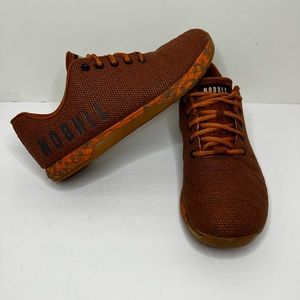 NOBULL Orange Athletic Training Cross Fit Shoes 9.5